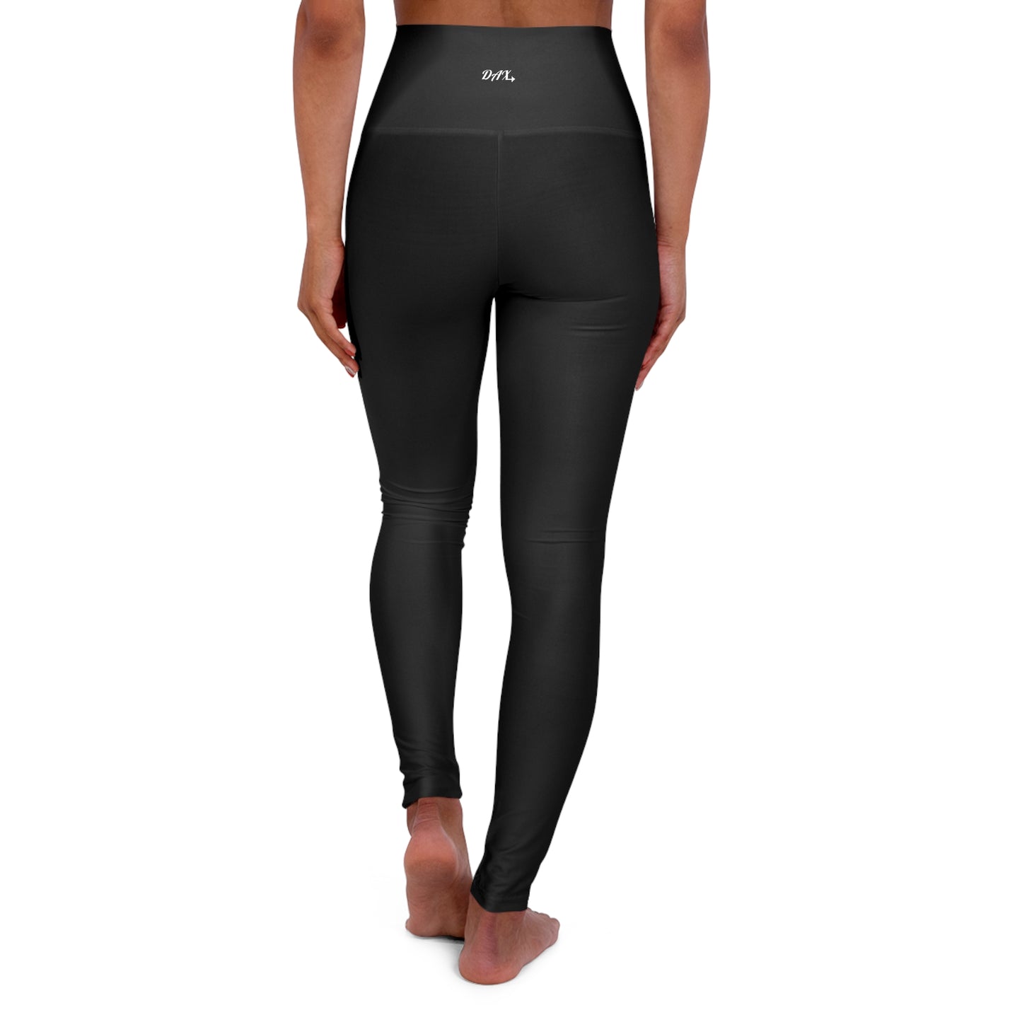 High-Waist Black Yoga Leggings — Seamless Everyday Activewear