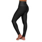 High-Waist Black Yoga Leggings — Seamless Everyday Activewear